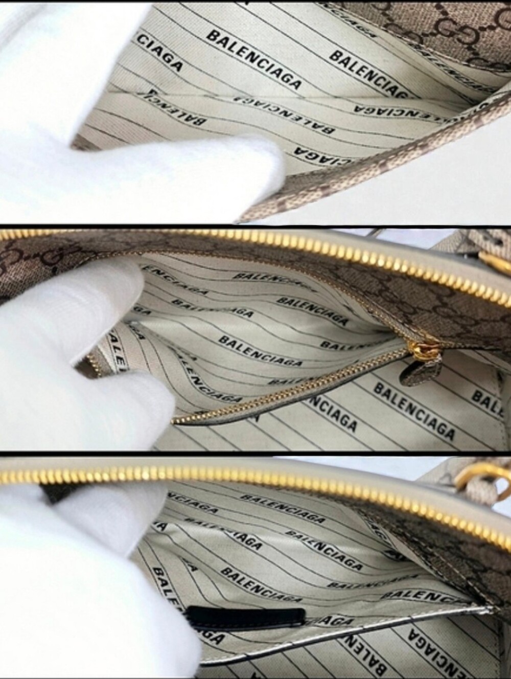 ✨️Rare Gucci x Balenciaga Hacker Project Ville Small Top Handle - Picture 13 of 15